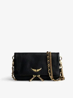 Sale Zadig & Voltaire Rock Nano ClutchICONIC Noirgold
